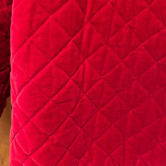 Denim & Co 100% quilted cotton velvet coat. - Picture 9 of 9